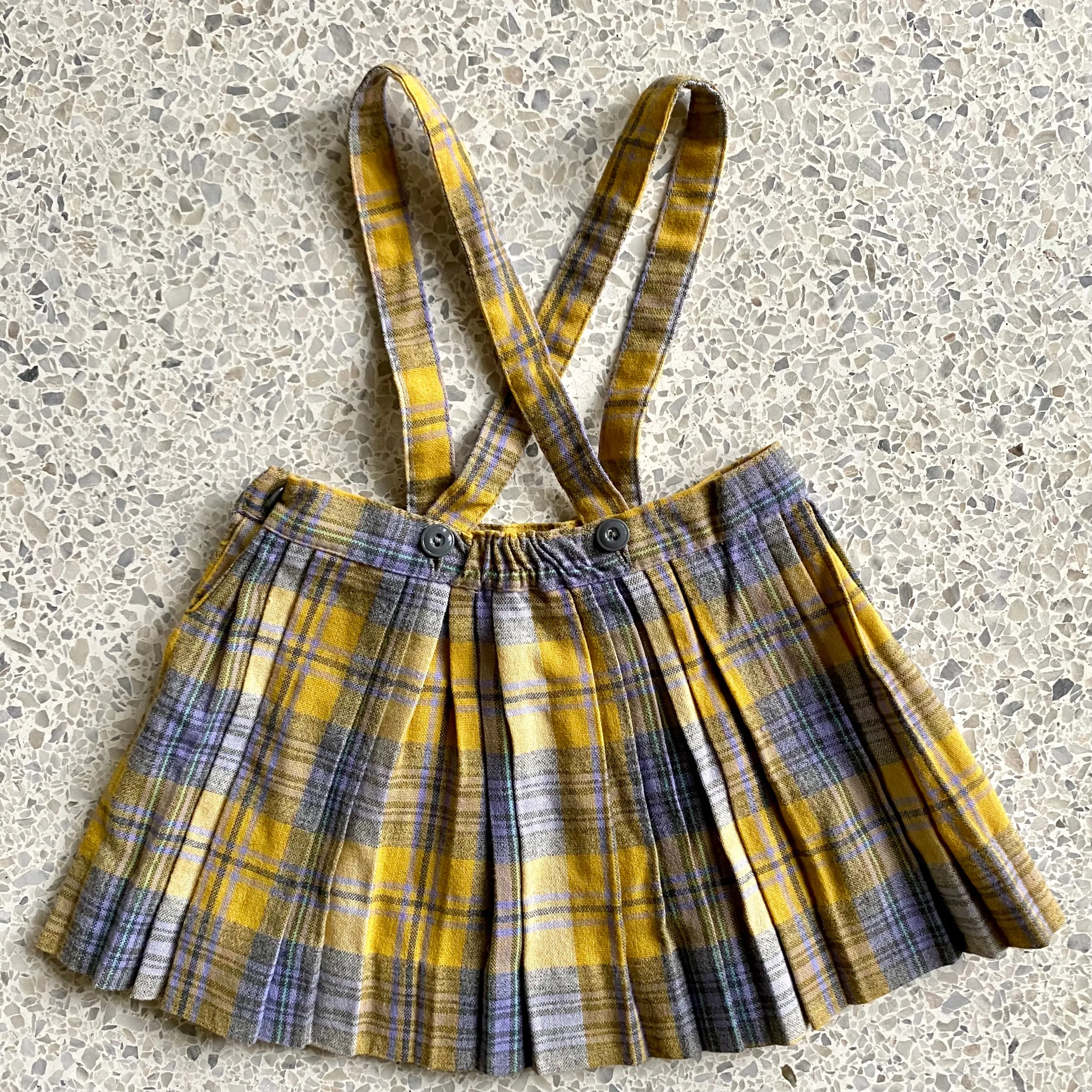 1960s Children’s Pleated Suspender Skirt