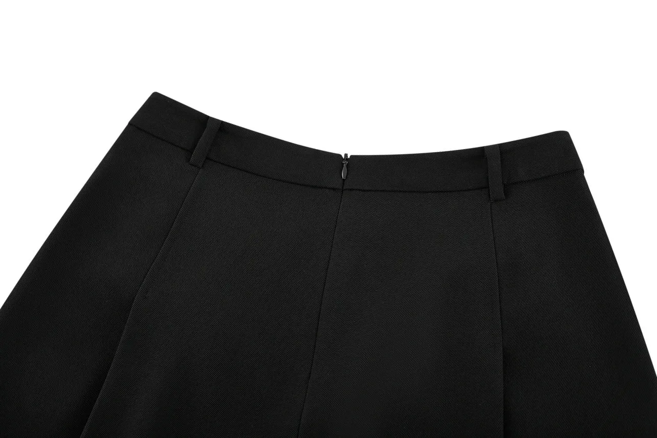 A-Line Midi Skirt