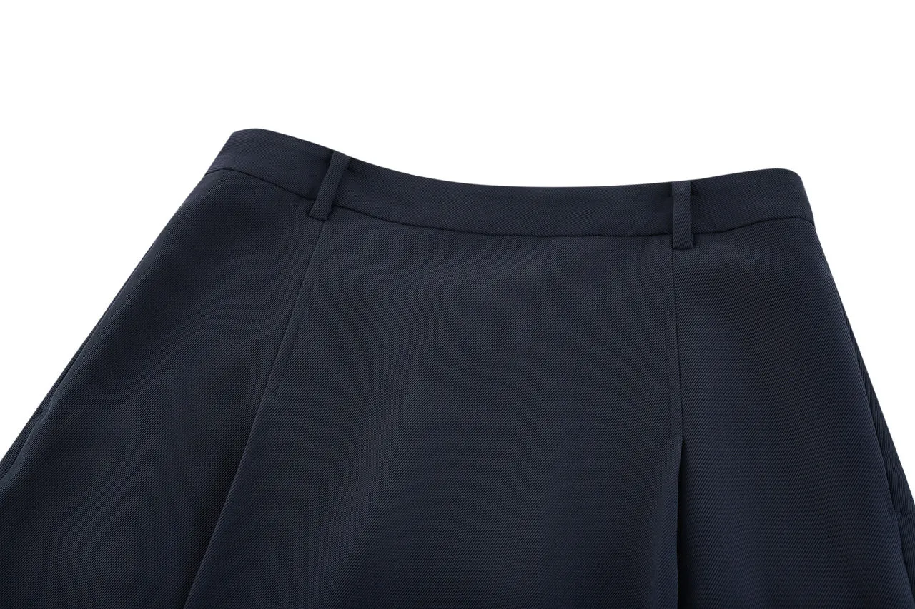 A-Line Midi Skirt