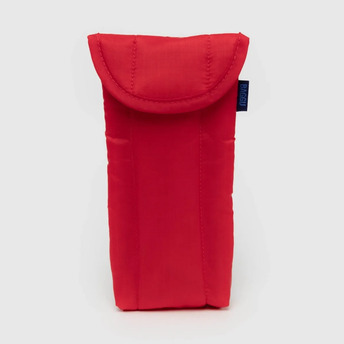 Baggu Puffy Glasses Sleeve in Candy Apple