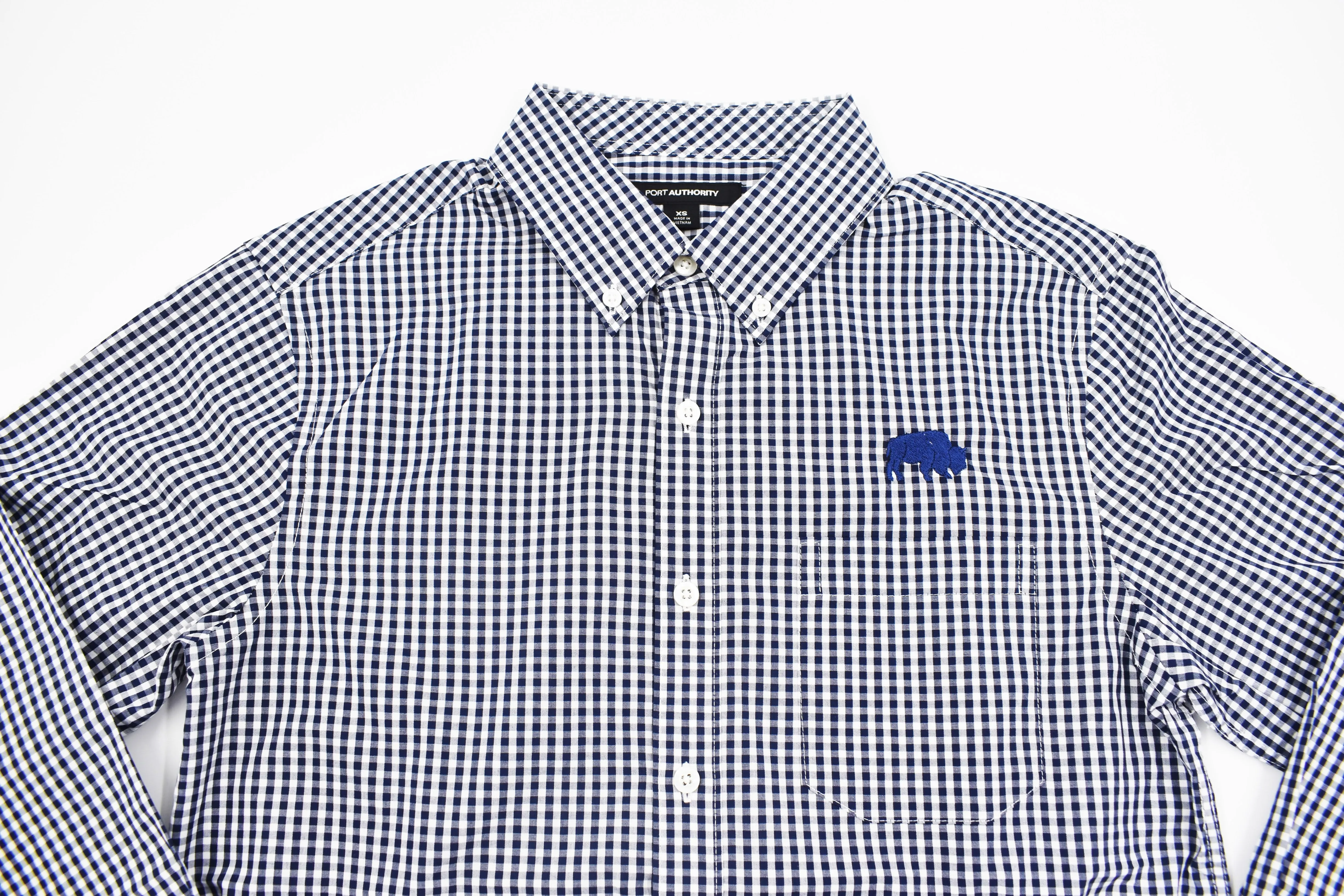 BFLO Navy Blue Button Down Dress Shirt