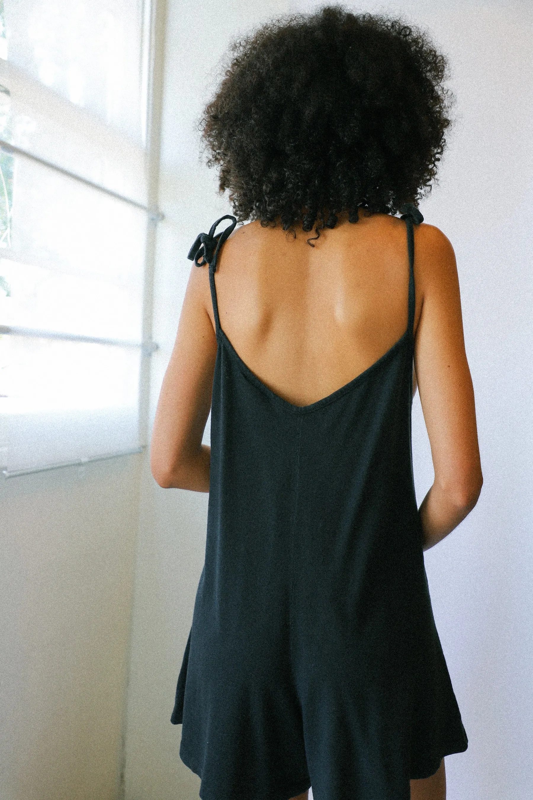 Black Sespe Short Romper