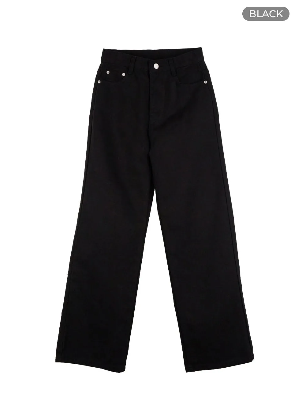 Classic Cotton Wide Leg Pants OO416