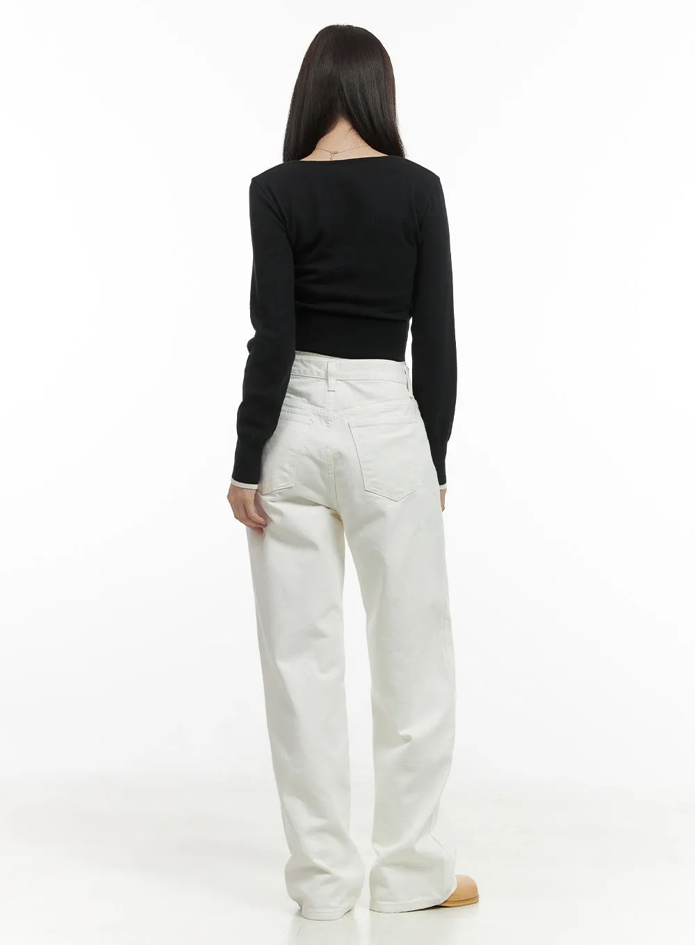 Classic Cotton Wide Leg Pants OO416