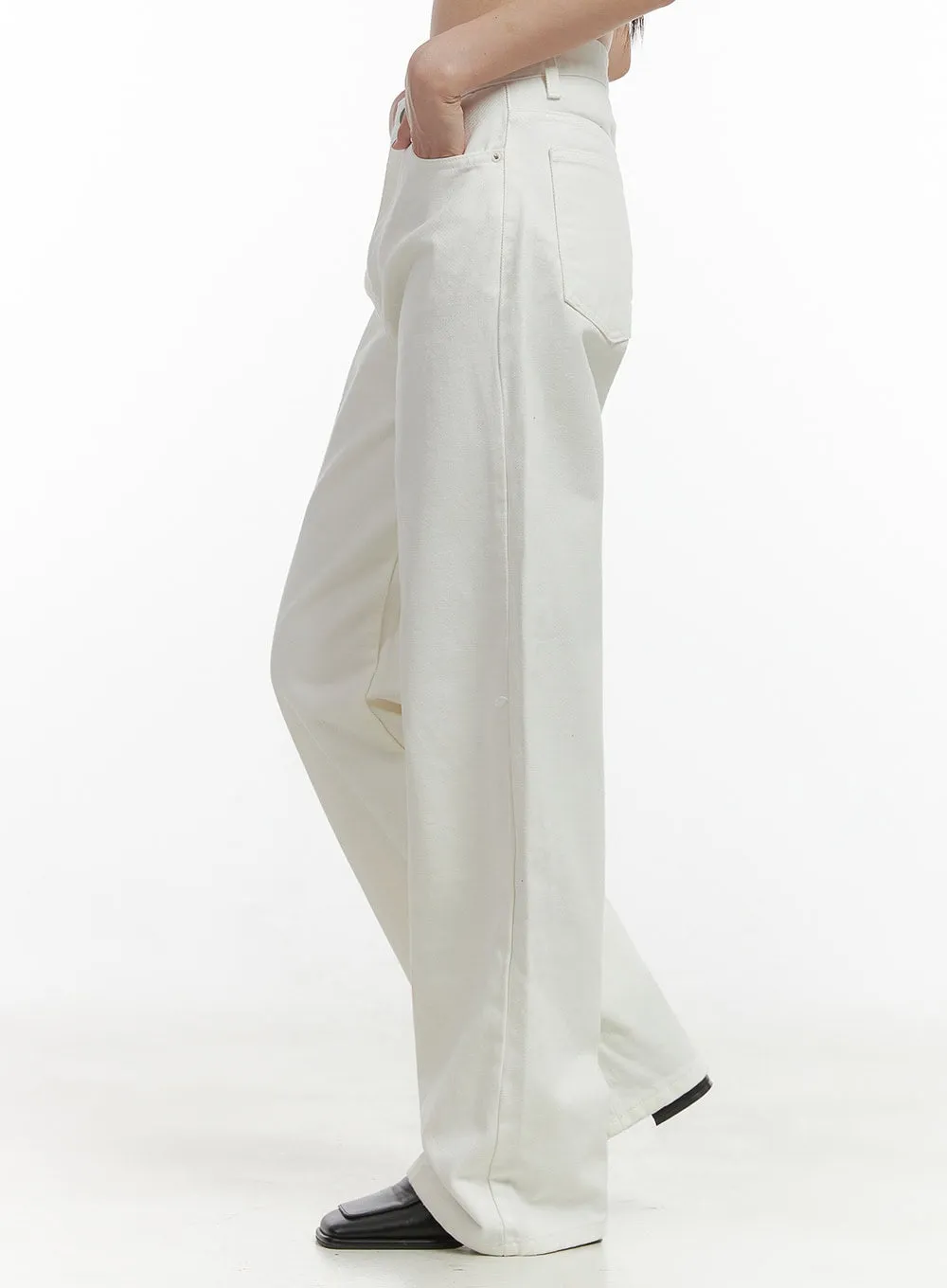 Classic Cotton Wide Leg Pants OO416