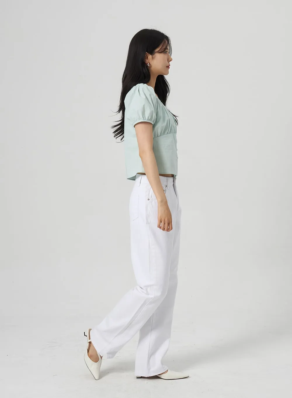 Cotton Wide Leg Pants OA314