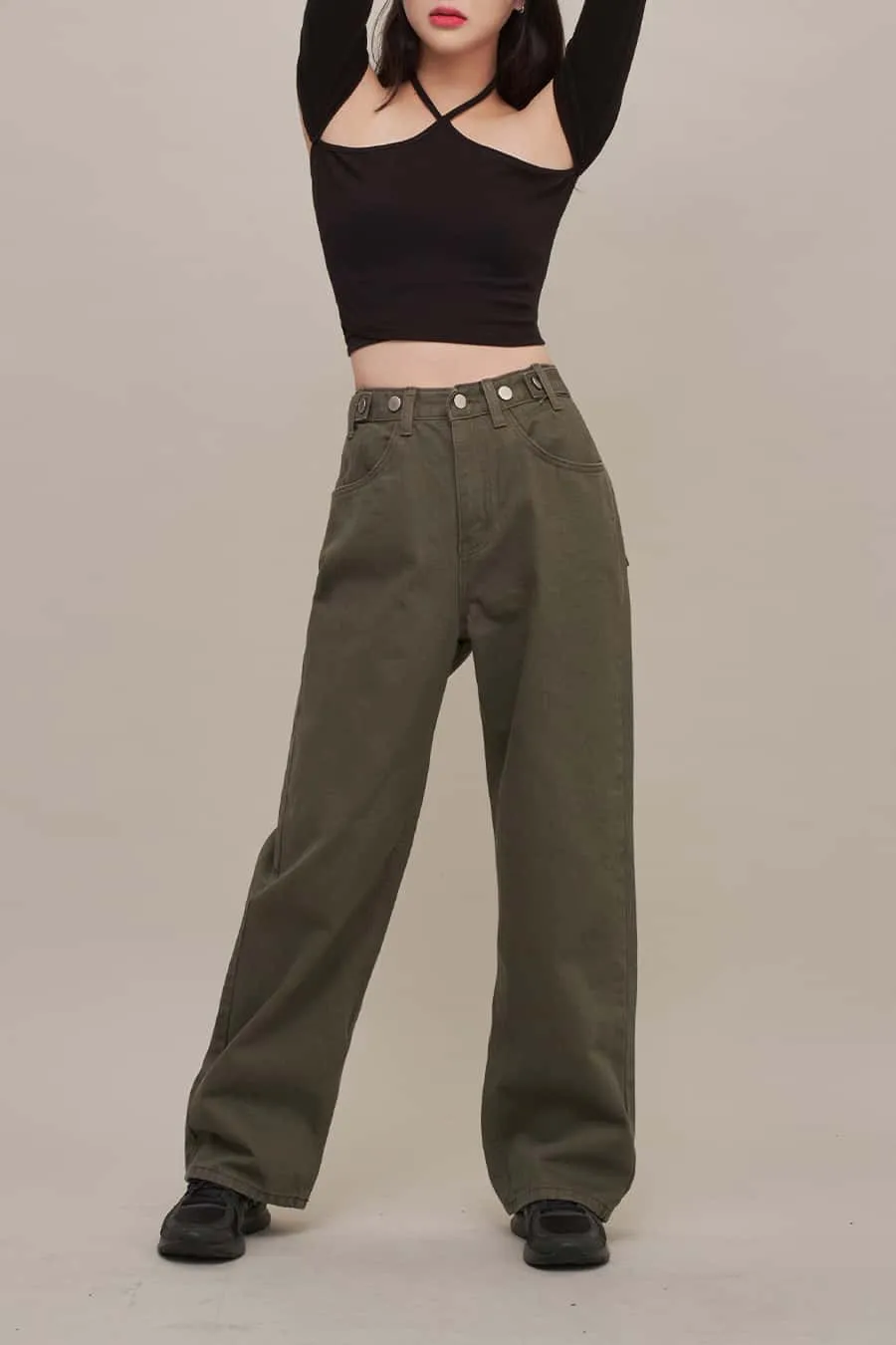 Cotton Wide Leg Pants UC8