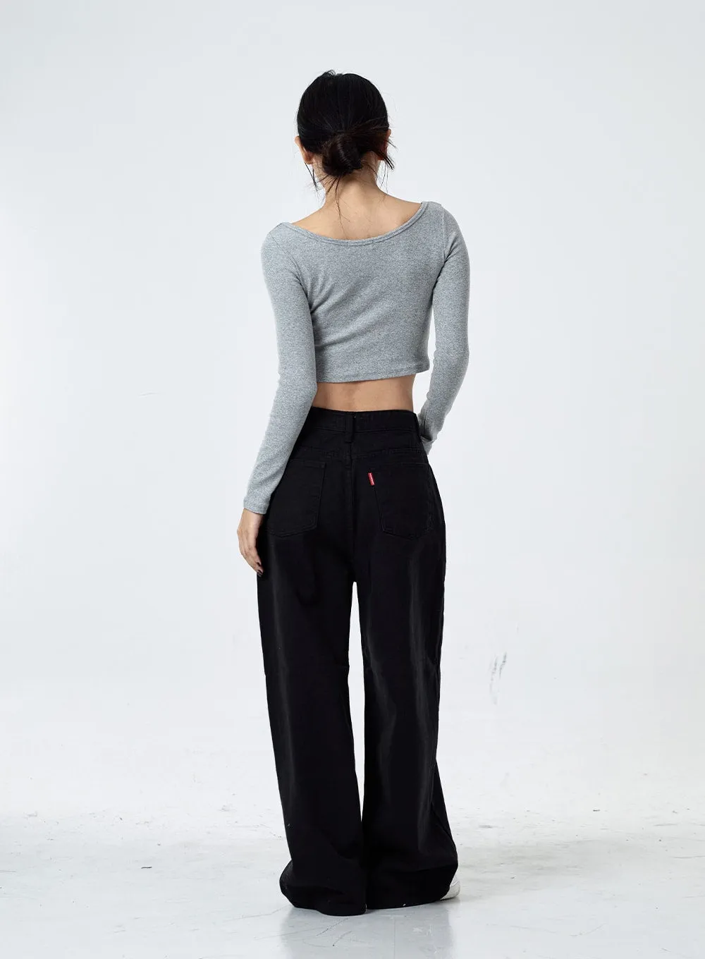 Daily Wide Leg Cotton Pants CG30