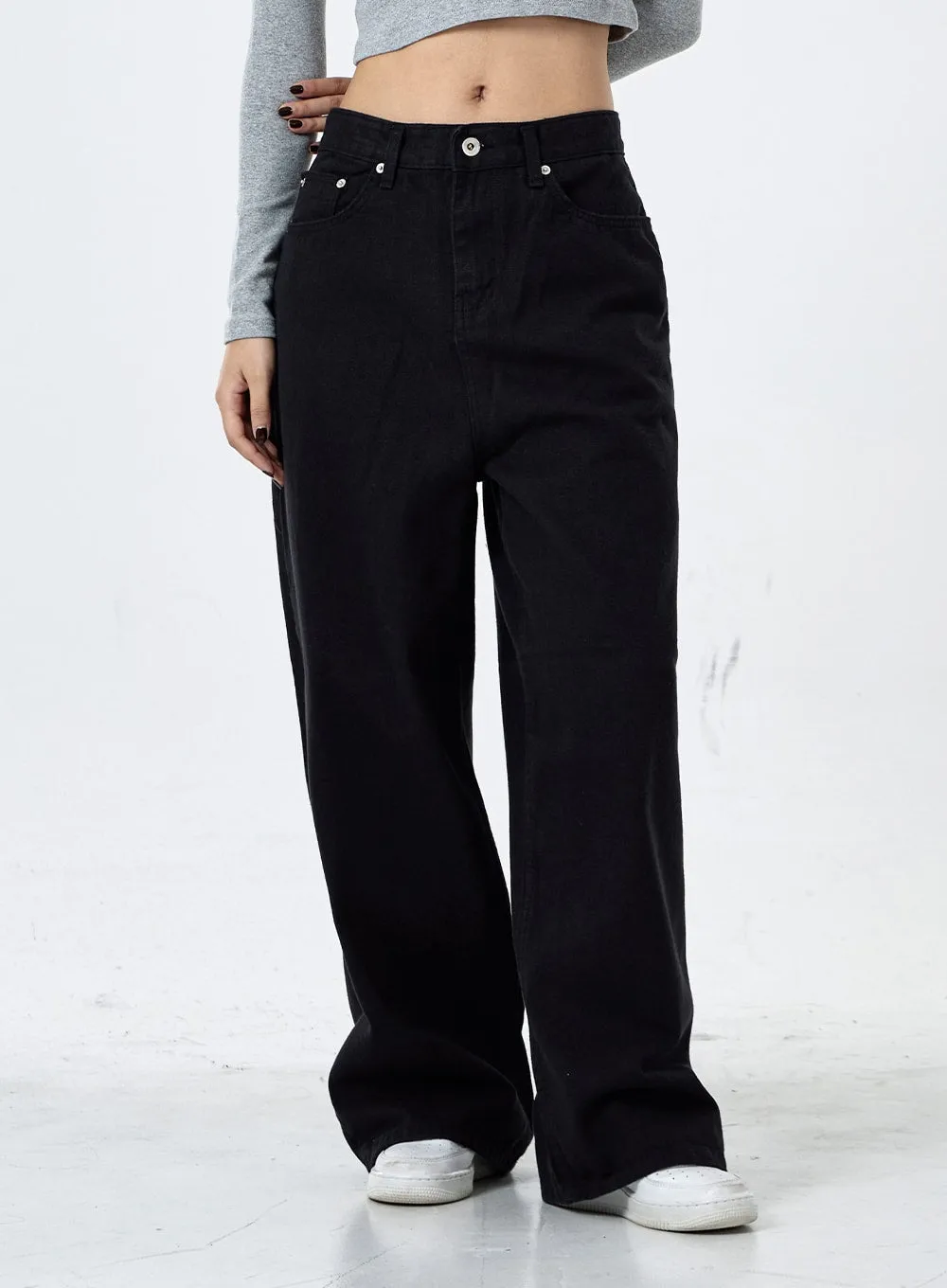 Daily Wide Leg Cotton Pants CG30