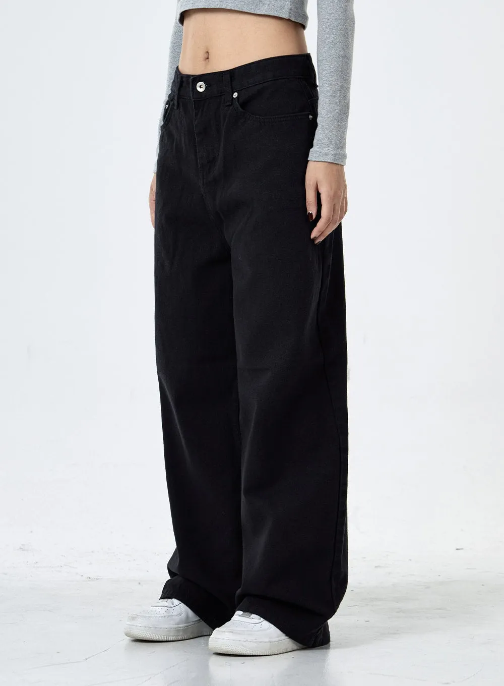 Daily Wide Leg Cotton Pants CG30