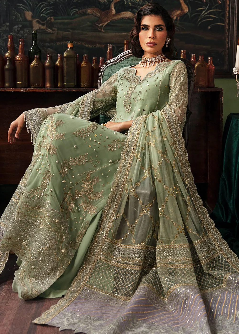 Elanora Embroidered Formals' 23 by Nureh | NEL-32