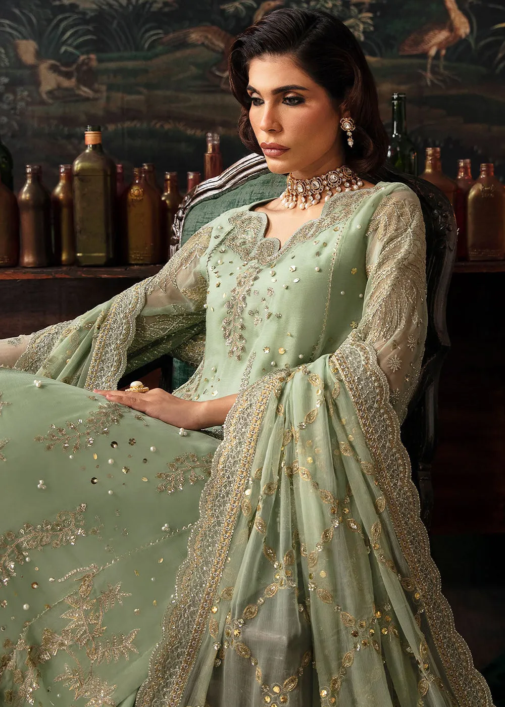 Elanora Embroidered Formals' 23 by Nureh | NEL-32