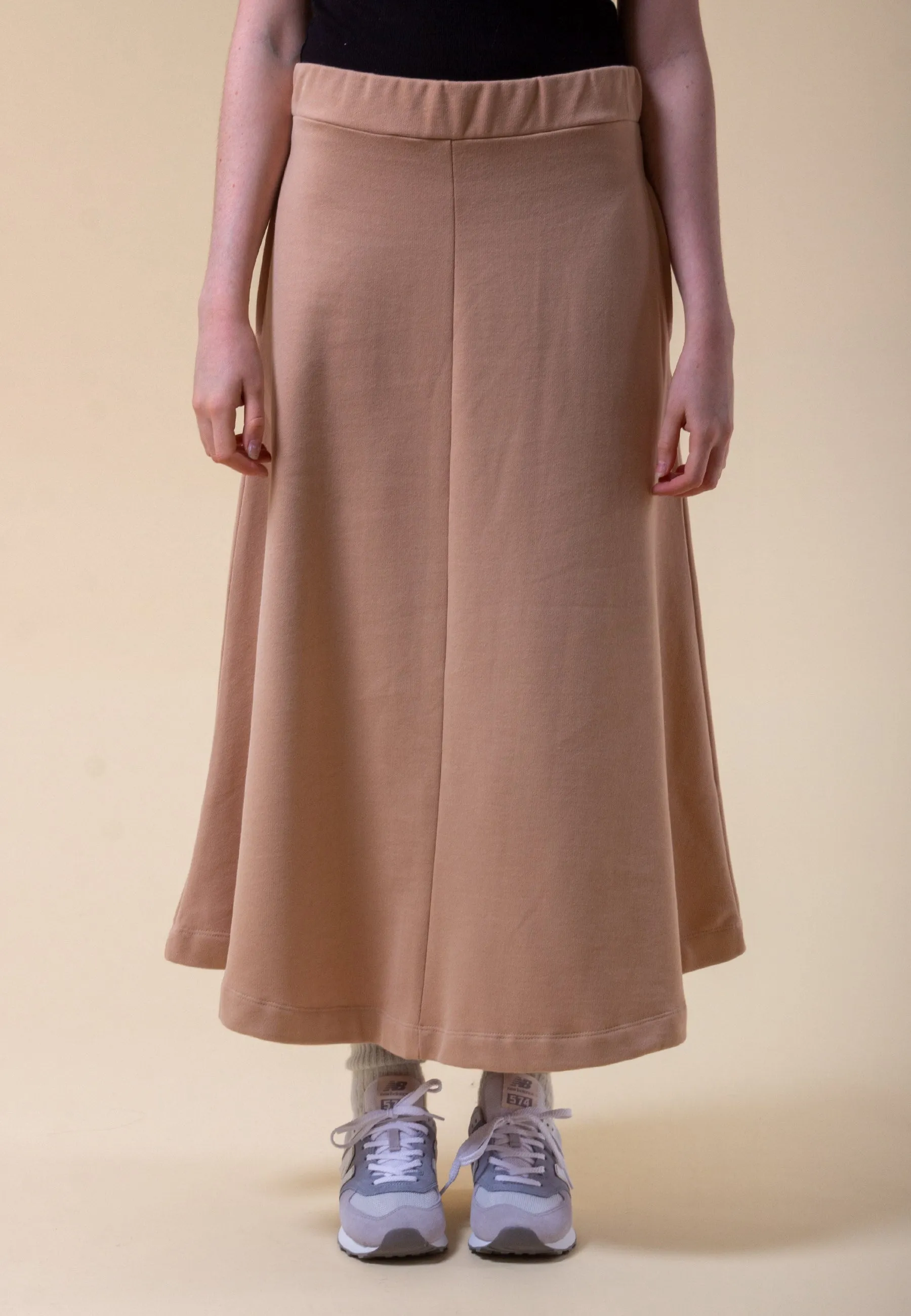 Extreme A Line Skirt - camel