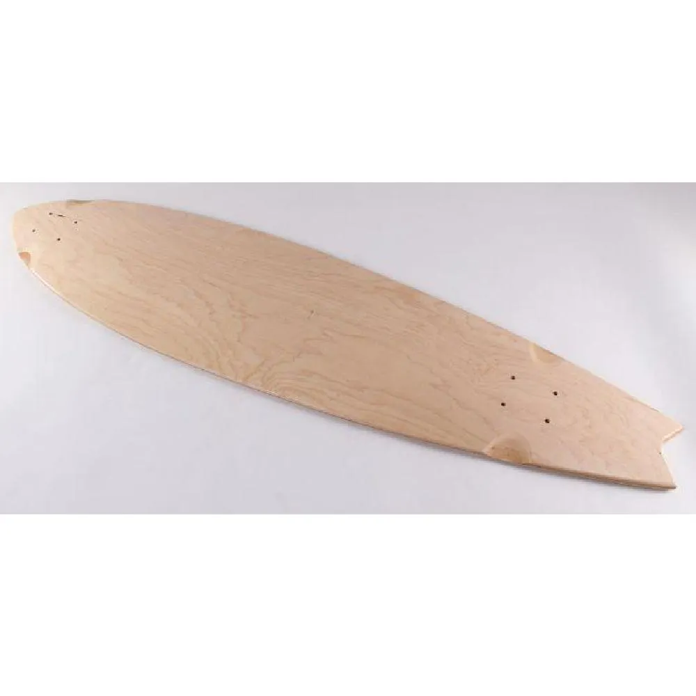 Fishtail 40 inch Blank Longboard Deck