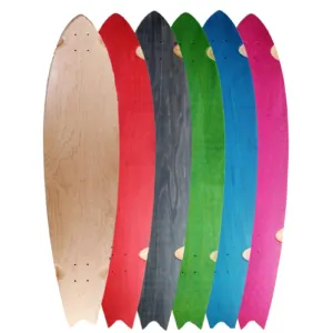 Fishtail 40 inch Blank Longboard Deck