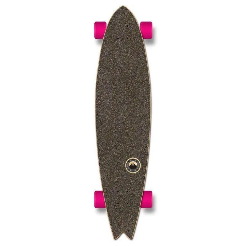 Fishtail Longboard 40 inch Gradient Green from Punked - Complete