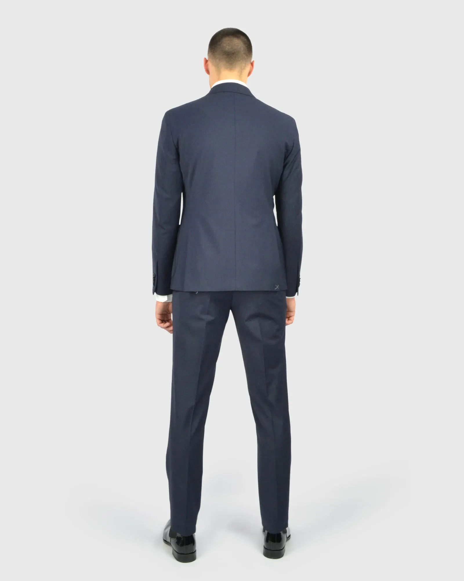 FRANCKINO SARTORIA FSS24 PL 4B-DB 2PSU NAVY NEAPOLITAN SUIT