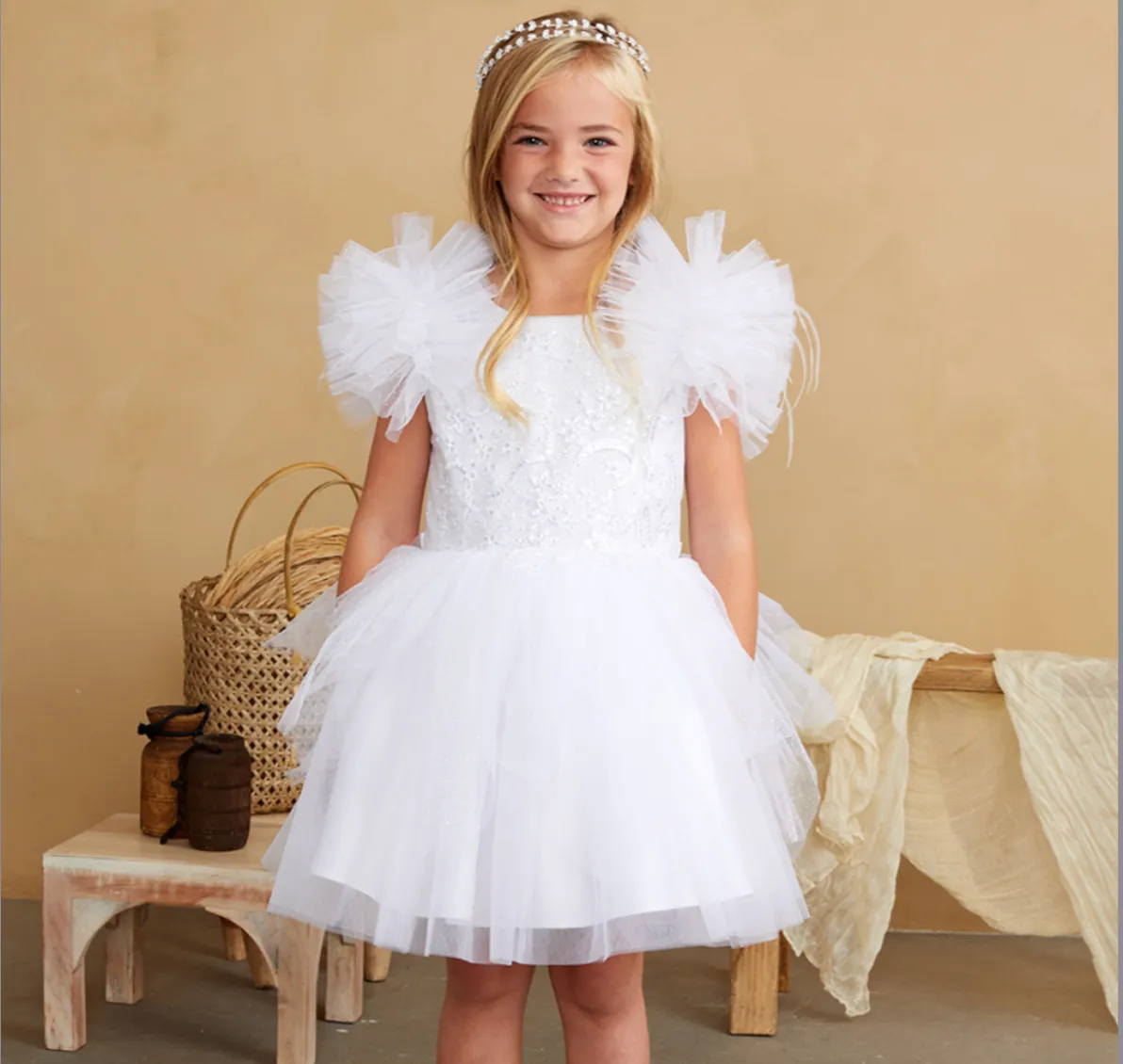 Girl's Sparkle Tulle Dress