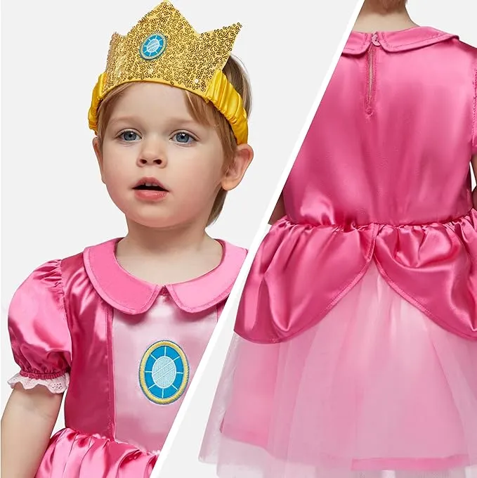 Halloween Baby Pink Princess Costume for Girl