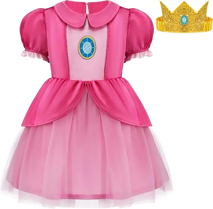 Halloween Baby Pink Princess Costume for Girl