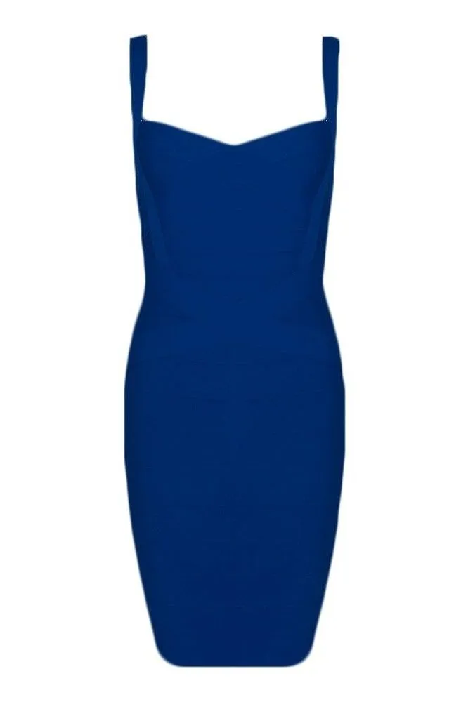 Heidi Bandage Mini Dress - Navy Blue