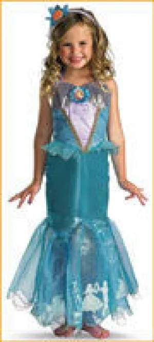 Little Mermaid Ariel Girls Deluxe Costume