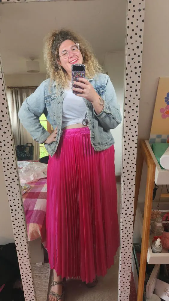 Nina Maxi Skirt - Pink