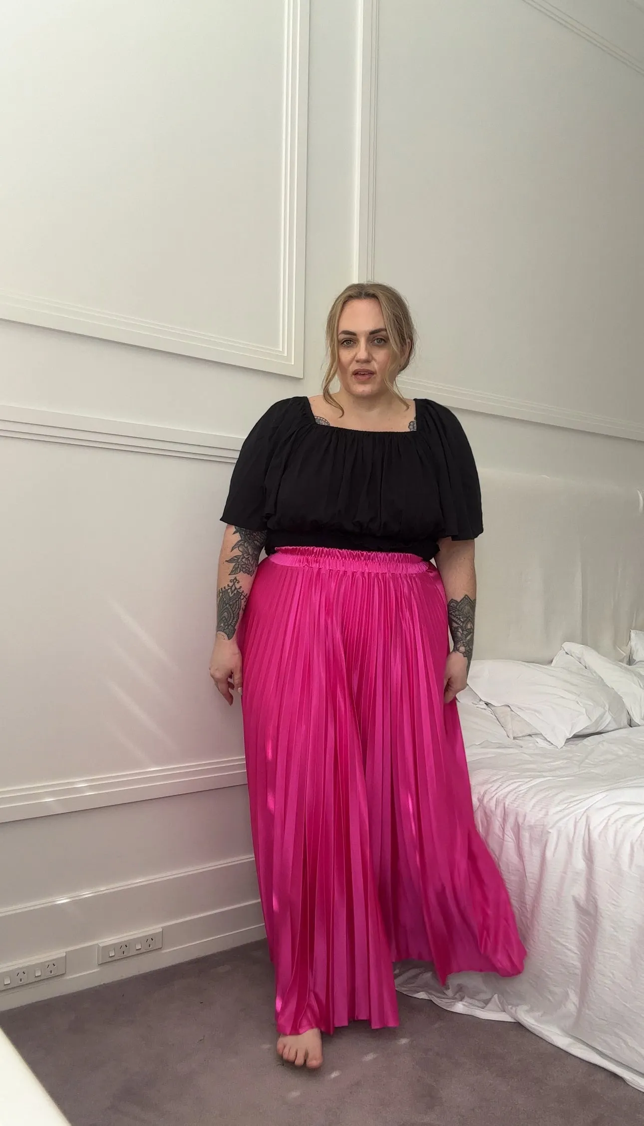 Nina Maxi Skirt - Pink