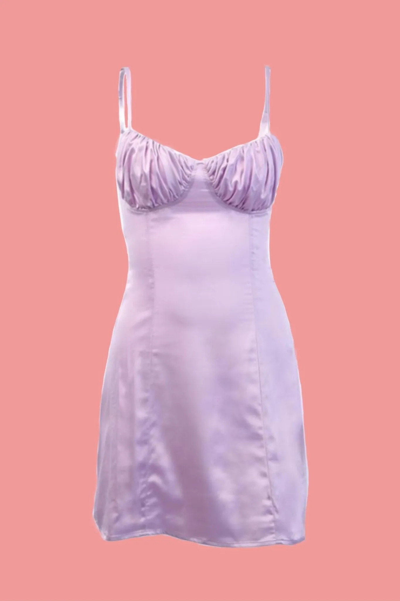 Princess silky mini dress