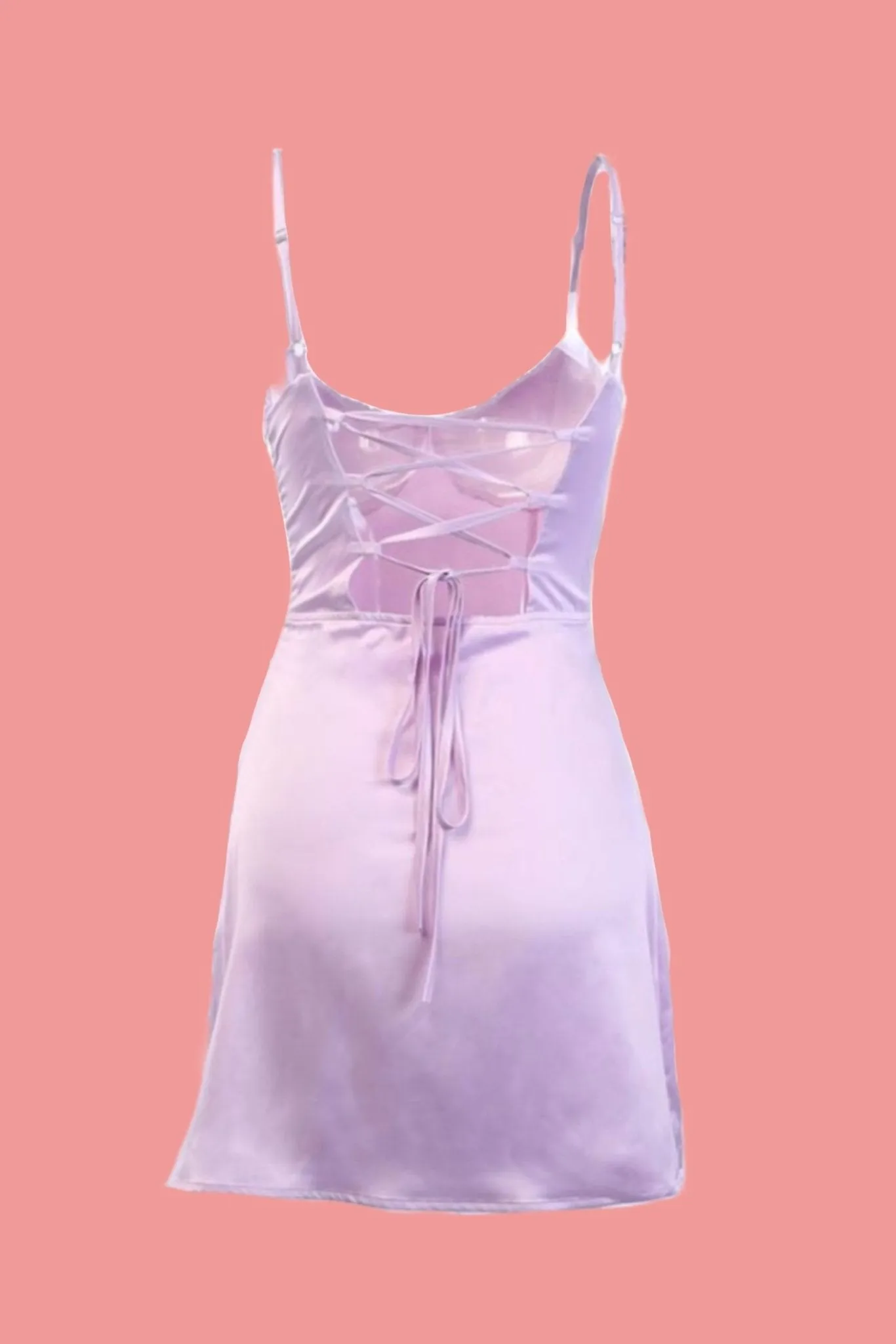 Princess silky mini dress