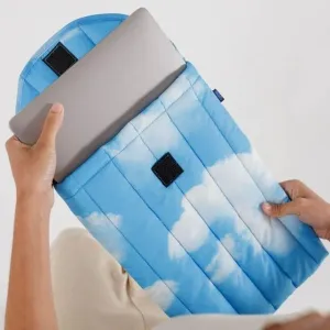 Puffy Laptop Sleeve 16" - Clouds