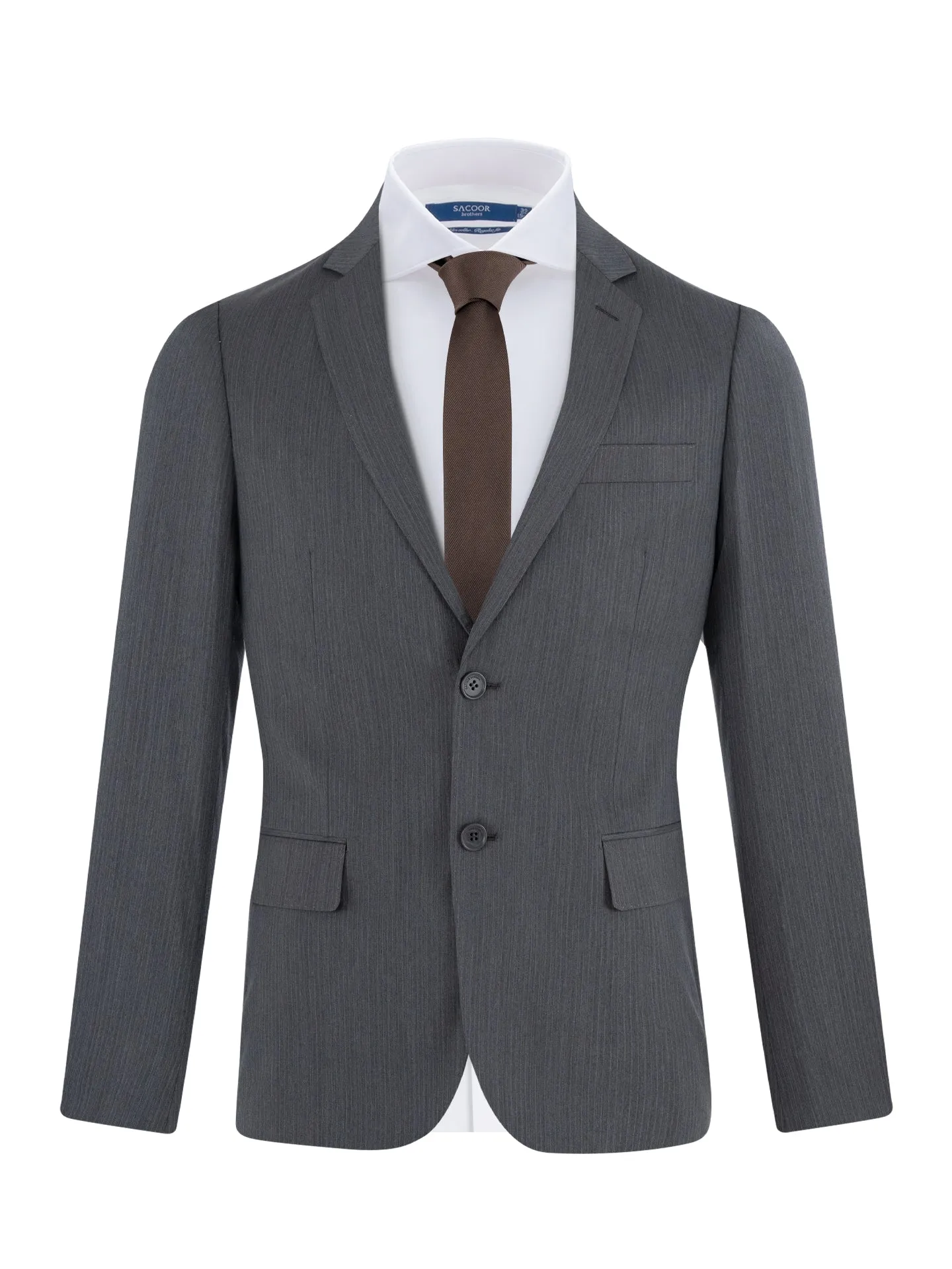 Rope Stripe Slim Fit Suit