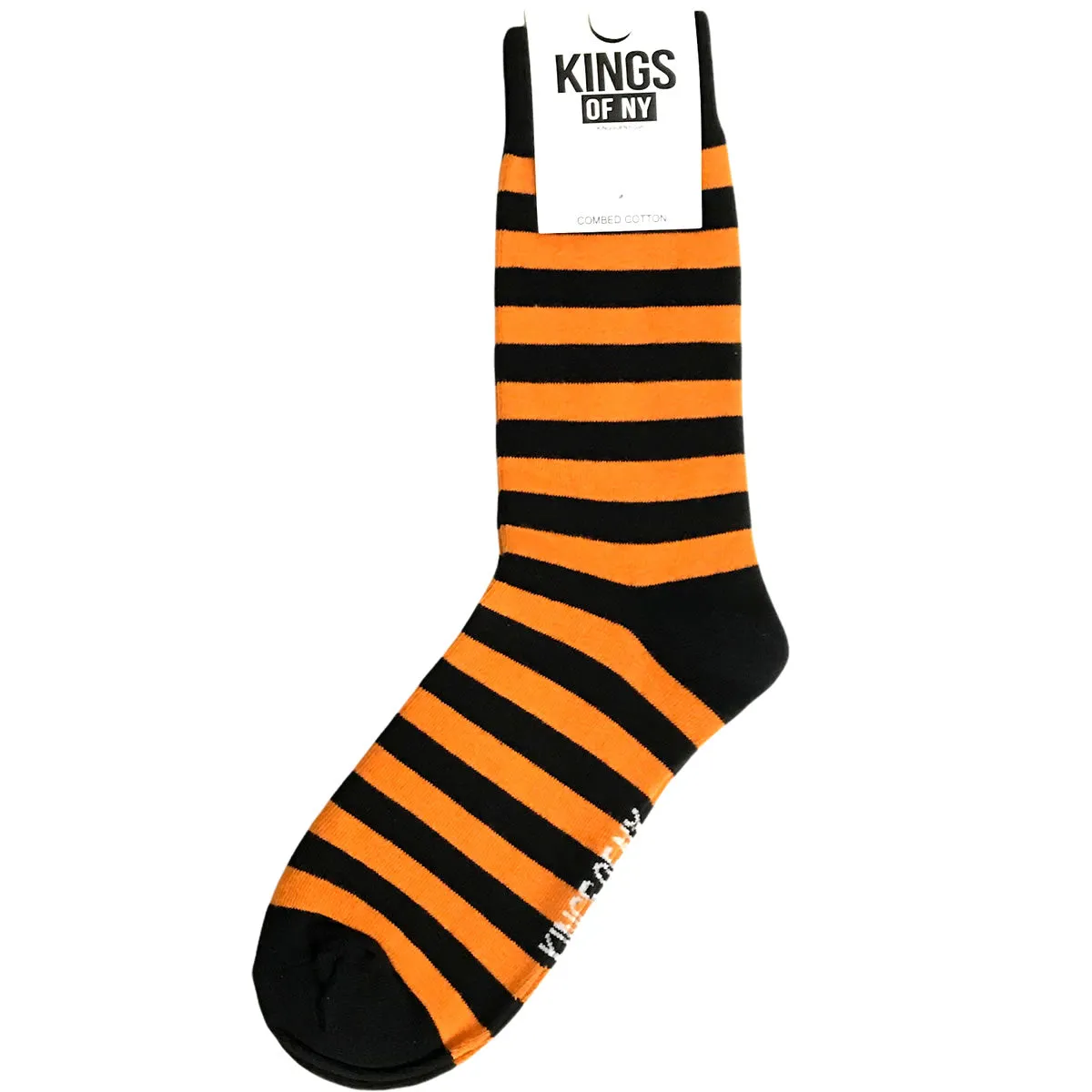 Striped Rugby Mens Crew Socks 3 Pack Set