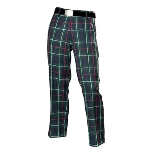 Tartan Trousers in Polyviscose