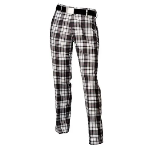 Tartan Trousers in Polyviscose