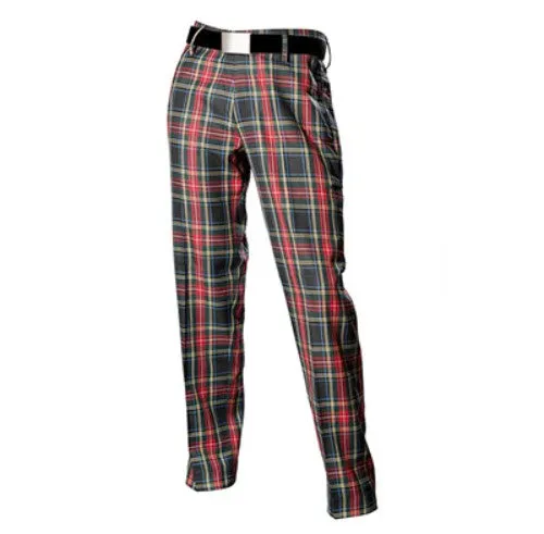 Tartan Trousers in Polyviscose