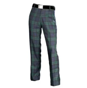 Tartan Trousers in Polyviscose