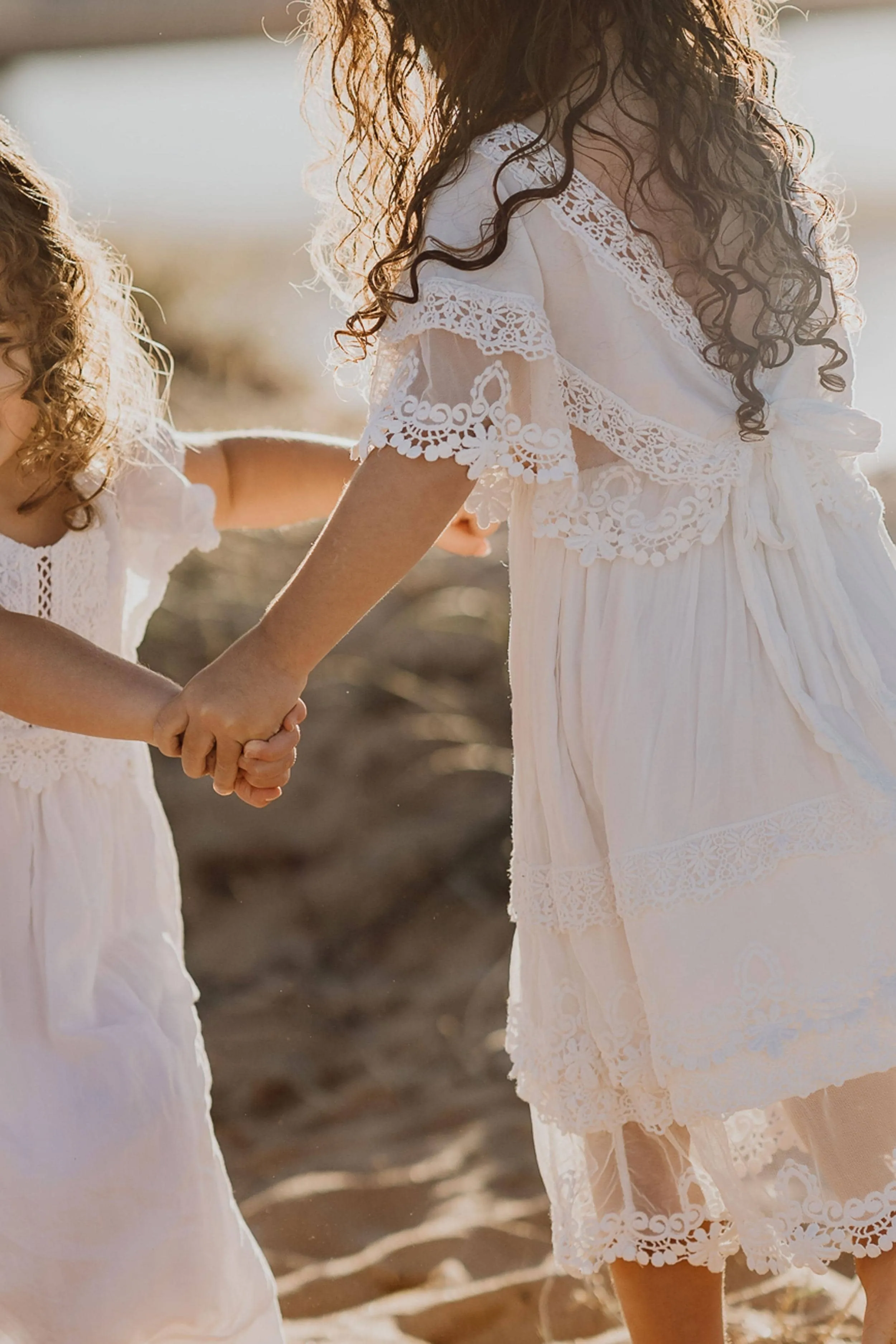 Tea Princess Camille Flower Girl Dress - Holy Communion Dress