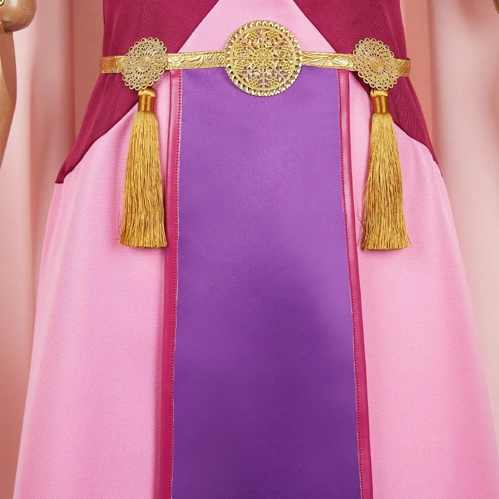 The Legend of Zelda: Echoes of Wisdom 2024 Princess Zelda Women Purple Dress Cosplay Costume