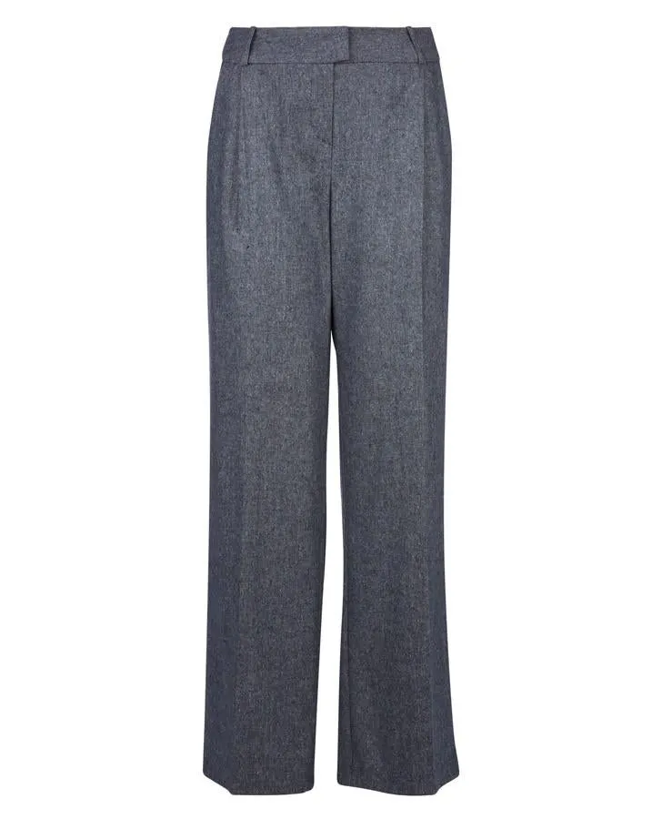 Tweed Wide Leg Trousers