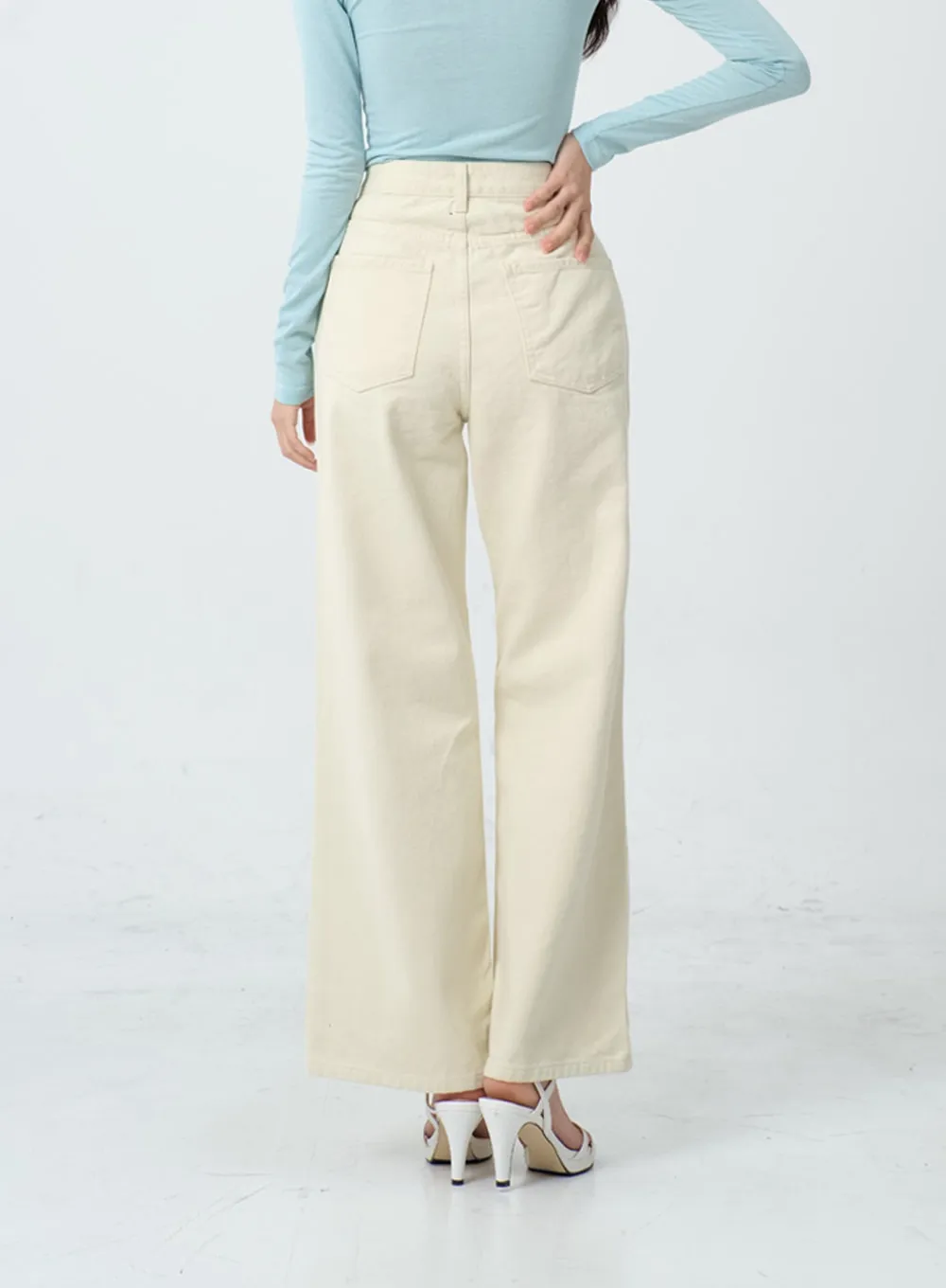 Wide Leg Cotton Pants IO24