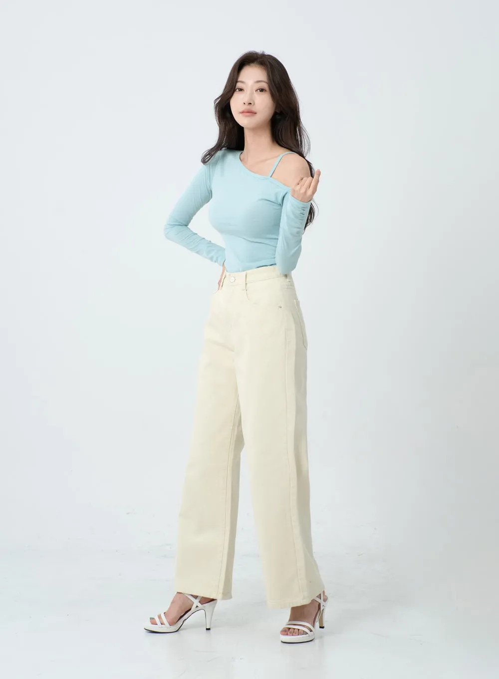 Wide Leg Cotton Pants IO24