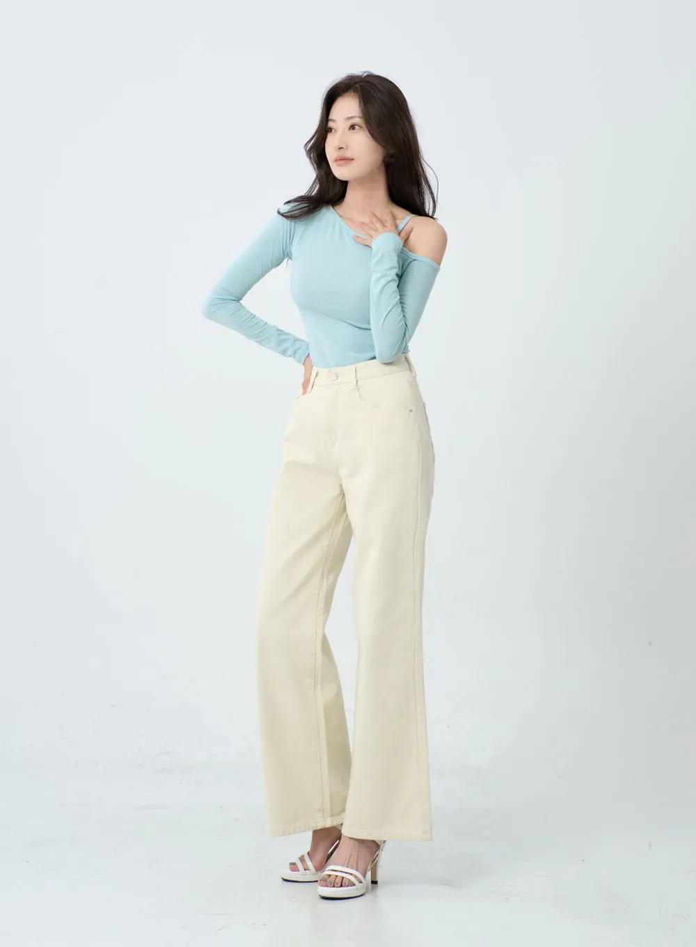 Wide Leg Cotton Pants IO24