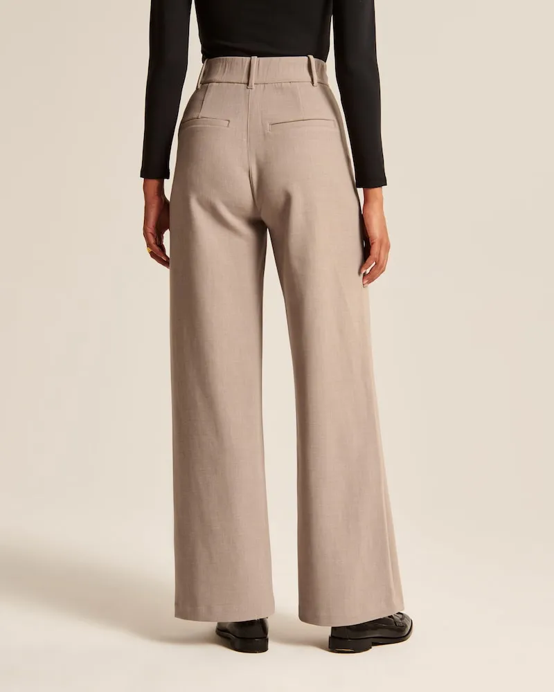 Wide-leg Tailored Pants