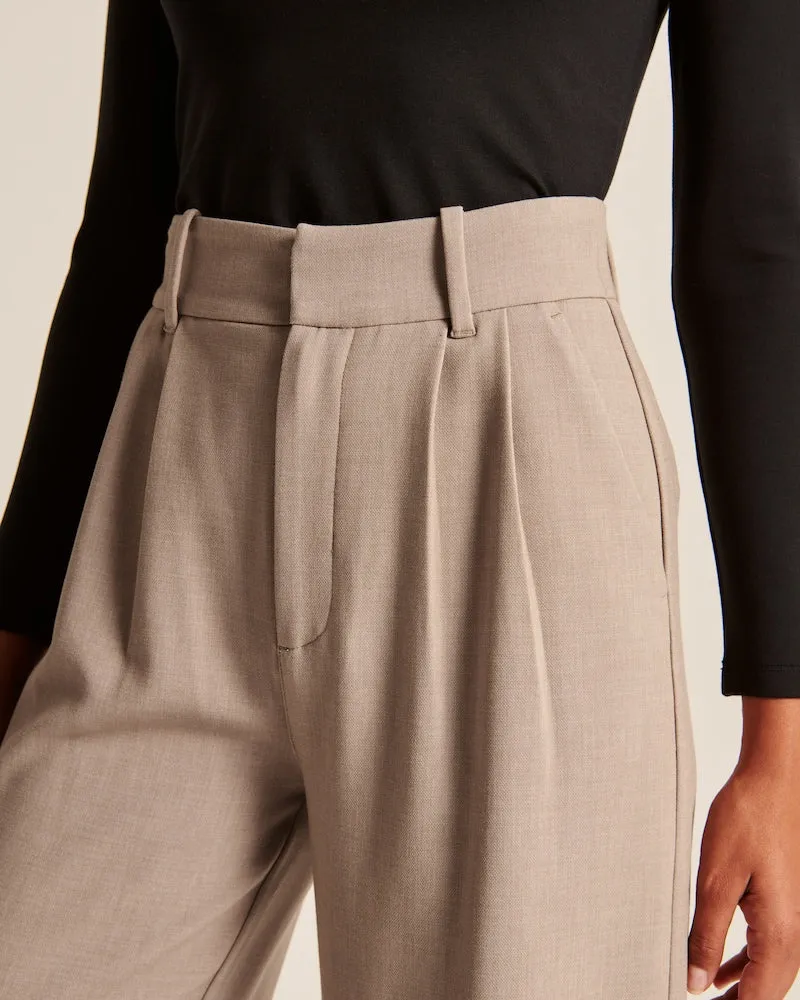 Wide-leg Tailored Pants